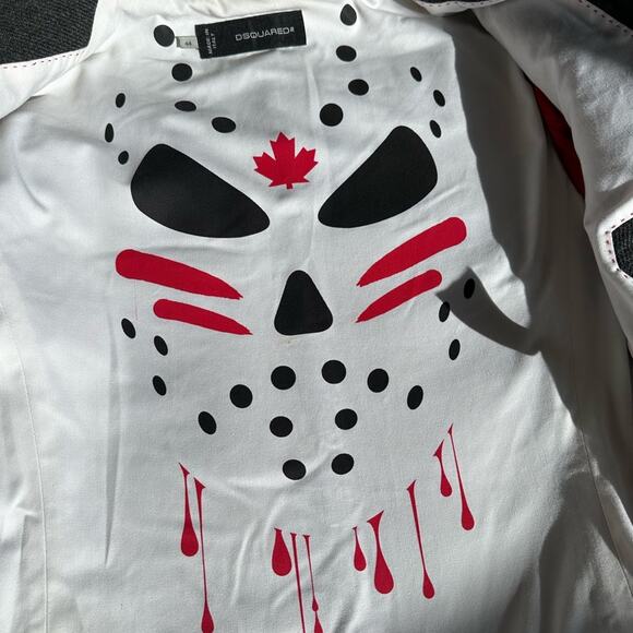 Dsquard Jason mask wool coat - Picture 2 of 12